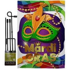 Mardi Gras Mask Spring Impressions 13 x 18.5 in