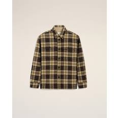 Leer - Man Overhemden Ami Paris Overshirt With Chest Pocket - Brown