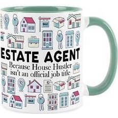 Home Estate Agent Mug Turquoise Ceramic Cup & Mug