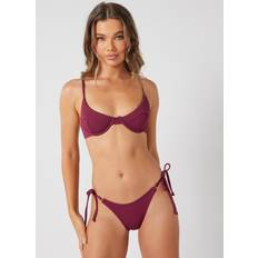 Rojo Tops de bikini Bond Eye Georgia Balconette Bikini Top - Burgundy