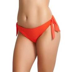 Polyamide Bikini Bottoms Panache Echo Mock Tie Side Bikini Brief - Orange