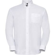 Russell Athletic Oxford Long Sleeved Shirt - White