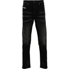 Lana Pantalones vaqueros Diesel Cool Wool Pants with Denim-Trim - Black