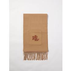 Lauren Ralph Lauren Cashmere-Lined Wool Sheepskin Gloves - Dark Tan/Oatmeal Russian