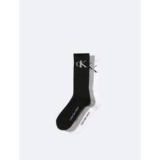 Calvin Klein Black Socks Calvin Klein Men's Logo Cushion Quarter Socks - Gray