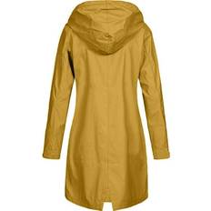 Giallo - Uomo Abbigliamento per la pioggia Womens Waterproof Rain Jacket - Yellow