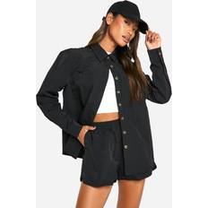 Boohoo M Shorts boohoo Women's Hoop Shorts - Black