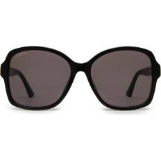 Solglasögon Gucci GG0765SA 002 Solglasögon Acetat Svart Grå