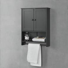 Tablero de fibra de densidad media Botiquines [en.casa] Badezimmerschrank Steyr 65 x 49 x 15 cm