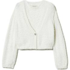 Hvid Trøjer Stylish Sweater Set - White