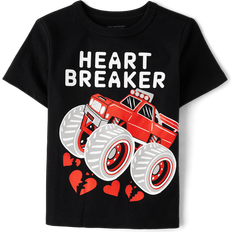 Babies T-shirts Children's Clothing The Children's Place Valentine's Day Monster Truck Graphic Tee - Black (3051704-01)