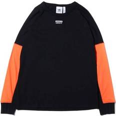 Oberteile Super Soft Fleece Crew Neck Long Sleeve - Black