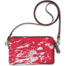 Red Clutches Vida Statement Clutch - Red/White Splash