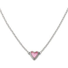 James Avery Necklaces James Avery Sweetheart Necklace - Silver/Pink