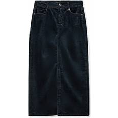 Mos Mosh Dam Kjolar Mos Mosh Mella Corduroy Midi Skirt - Charcoal