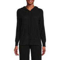 Ferragamo Women Tops Ferragamo Cashmere Zip Hoodie - Black