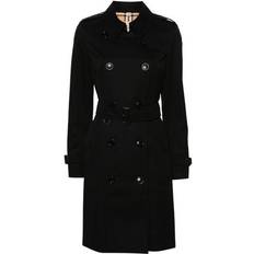 Classic Black Trench Coat - Black