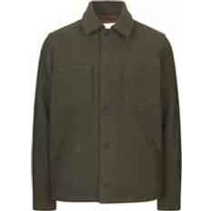 Samsøe Samsøe Jackets Samsøe Samsøe Felted Regular Fit Shirt Jacket - Green