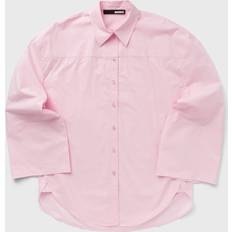 Seda Blusas Romantic Puff Sleeve Top - Pink