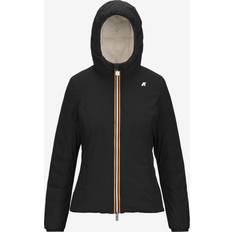 K-Way Men's Legend Down Hooded Jacket - Black/White