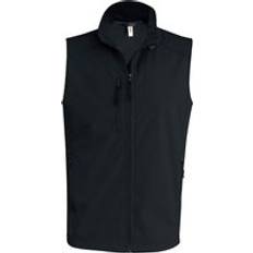 Elastan/Lycra/Spandex Westen Softshell Vest - Noir