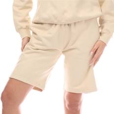 Off-White Women Shorts Off-White Diagonal Sweat Shorts - Beige