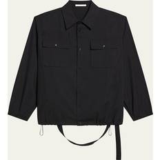 Helmut Lang Men's Light Military Uniform Shirt - Black