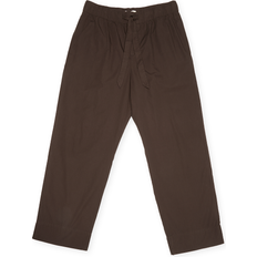 Poplin Pyjama Pants - Coffee