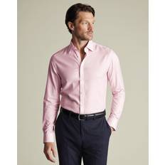 Men's Cotton Snap-Front Western Shirt - Berry