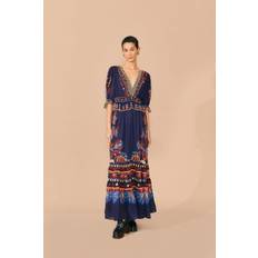 Diesel Long Dresses Diesel Robe En Maille À Manches Longues - Bleu