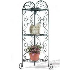 Lawnitator Scrollwork Corner Plant Stand