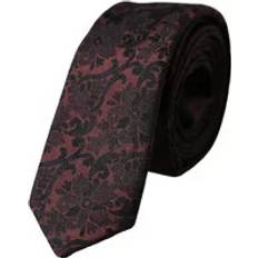 Brown Ties Dolce & Gabbana Silk Floral Fantasy Adjustable Tie Brown