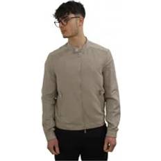 Beige - Skinnjackor Leather Jacket - Beige