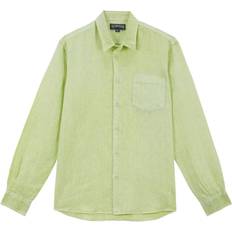 Camisa de lino - Verde Camisas Short Linen Shirt - Green