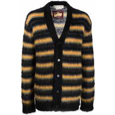 Blanc - Homme Cardigans Marni Gestreifter Cardigan - Schwarz