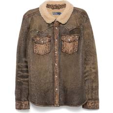 Polo Ralph Lauren Brown Outerwear Polo Ralph Lauren Panelled Bomber Jacket - Brown