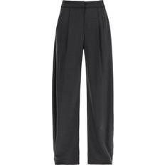 Dolce & Gabbana Gray Pants & Shorts Dolce & Gabbana Men's V-Detail Stretch Trousers - Nero