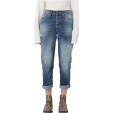 Dondup Jeans Dondup Cotton Loose Fit Ankel Jeans - Dam
