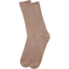 Organic Fabric - Women Socks MeMoi Organic Cotton Casual Crew Socks - Oats