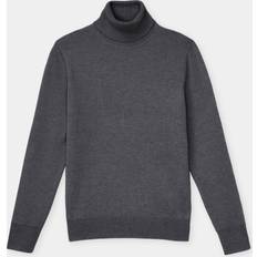 Men - Titanium Tops Cashmere Turtleneck Sweater - Gray