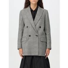 Dame - Gul Blazere Max Mara Studio Uld Stilfuld Jakke Dame - Grøn