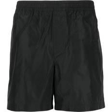 Ferragamo Shorts Ferragamo Elastic Waist Bermuda Shorts - Black