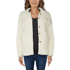 UV Protection - Women Outerwear Natural Reflections Sherpa Shirt Jacket - Egret