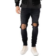 Purple Brand Skinny Fit Jeans - Black Wash Blue