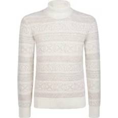 Eleventy Cashmere Knitted Roll Neck Sweater - Cashmere