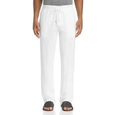 Vilebrequin Trousers Vilebrequin Linen Regular Fit Drawstring Pants - White