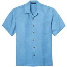 Polka Dot Poplin Shirt - Resort Blue