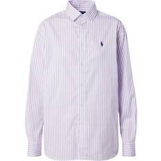 Polo Ralph Lauren Purple Blouses Polo Ralph Lauren Relaxed Fit Shirt With Logo - Purple Stripe