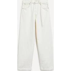 Acne Studios Women Jeans Acne Studios 1991 Toj Loose Fit Jeans - White