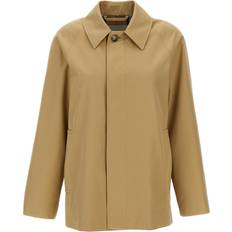 Burberry Herre Frakker Burberry Bomuld Trenchcoat Klassisk Stil - Sort